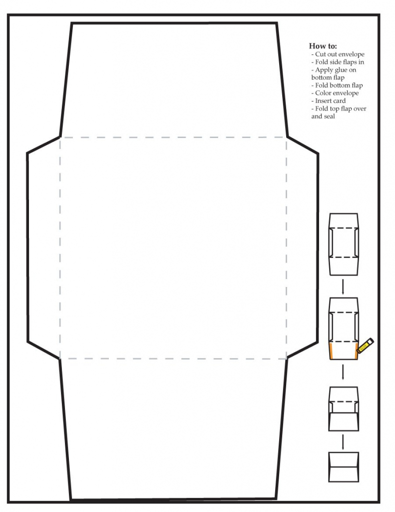 Free Printable Small Square Envelope Template