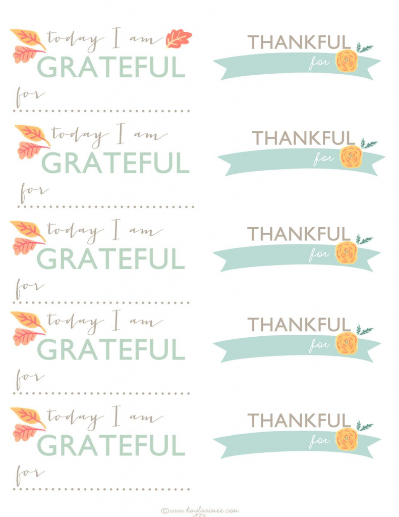 Free Printable Gratitude Jar Printable