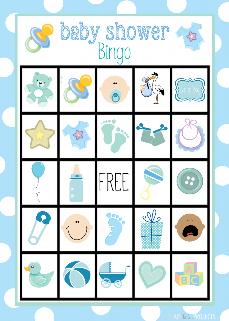 Printable Bingo Cards For Baby Shower Blank Free