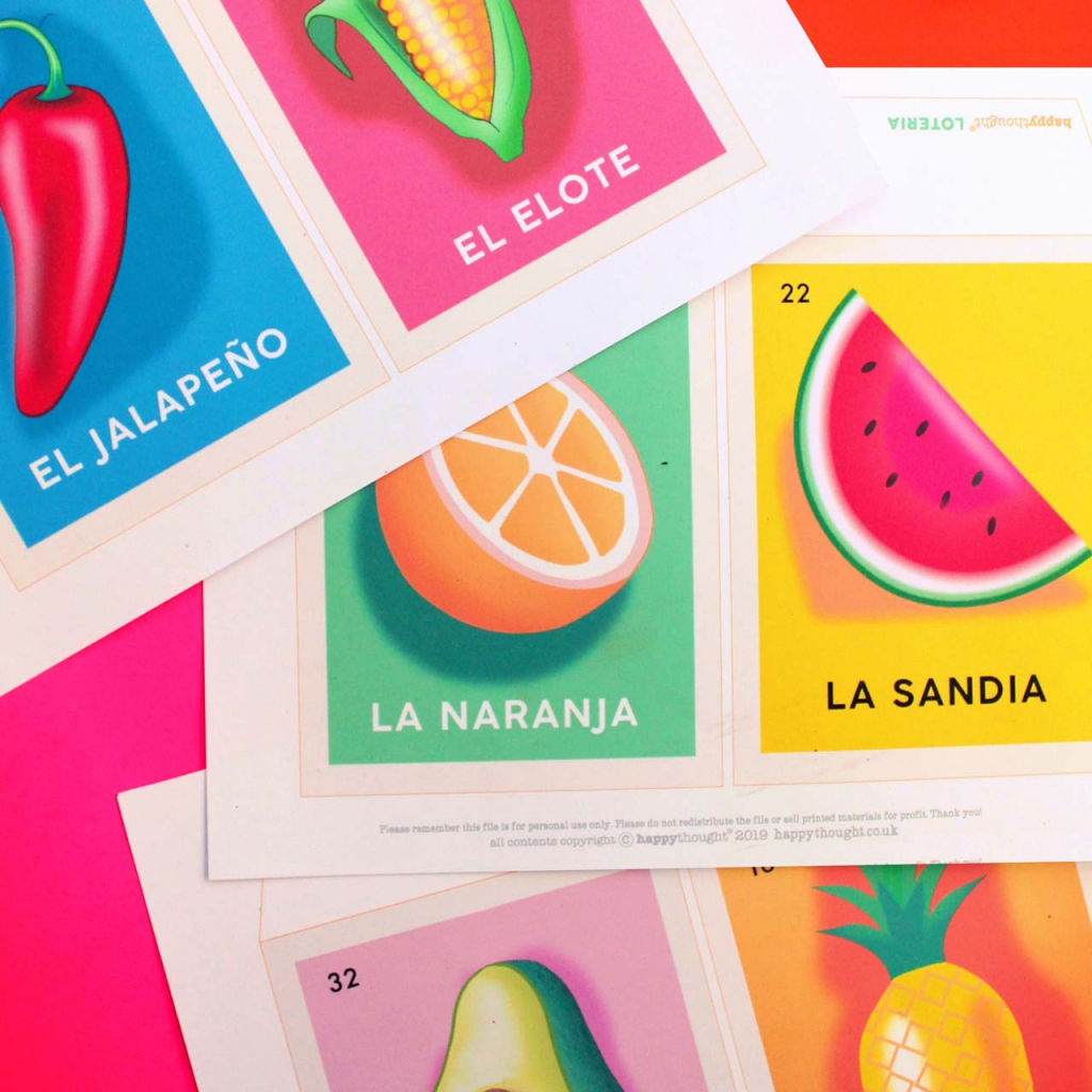 Mexican Loteria Cards Printable Printable Card Free