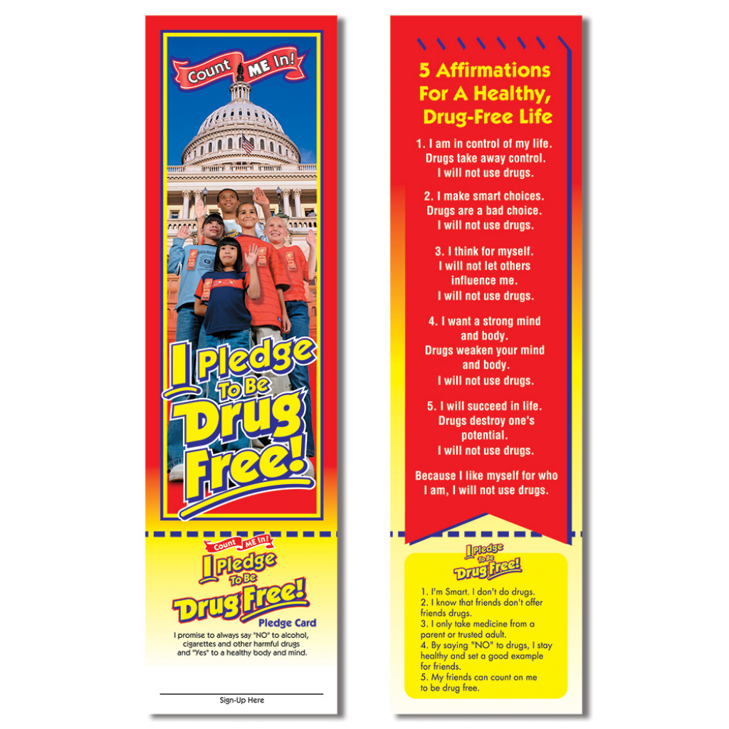 Free Printable Drug Free Pledge Cards Printable Card Free