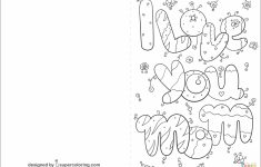 I Love You Mom Card Coloring Page | Free Printable Coloring Pages | Printable I Love You Cards