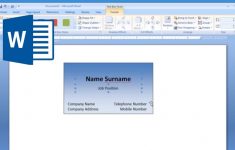 Free Printable Business Card Maker