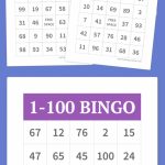 1 100 Bingo | Party Games | Free Bingo Cards, Bingo, Free Printable | Printable Bingo Cards 1 100