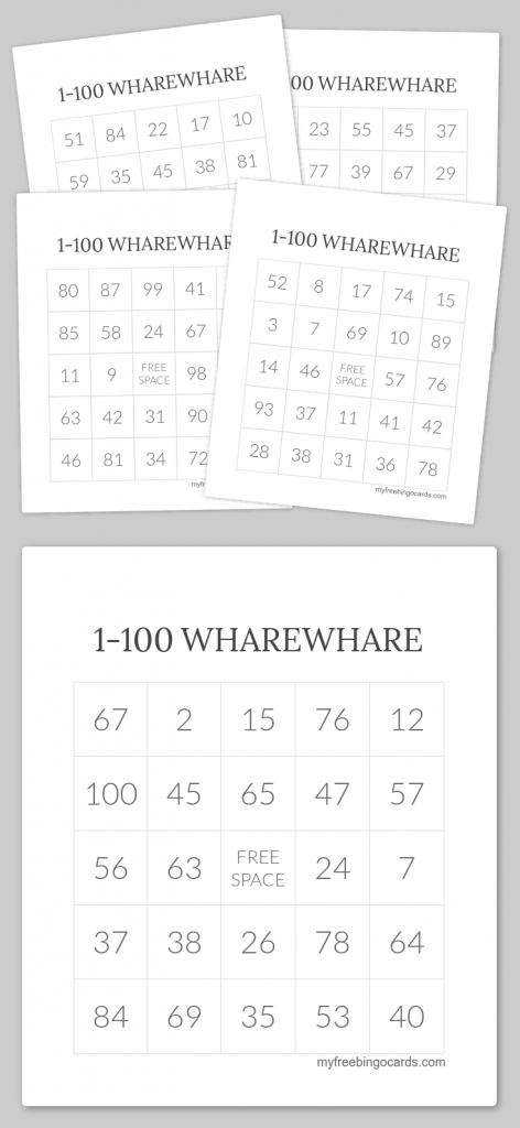 1-100 Wharewhare Bingo | Wharewhare 1-100 | Free Printable Bingo | Free Printable Bingo Cards 1 100