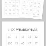 1 100 Wharewhare Bingo | Wharewhare 1 100 | Free Printable Bingo | Printable Bingo Cards 1 100