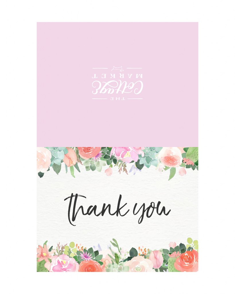 10 Free Printable Thank You Cards You Can&amp;#039;t Miss - The Cottage Market | Cute Printable Thank You Cards