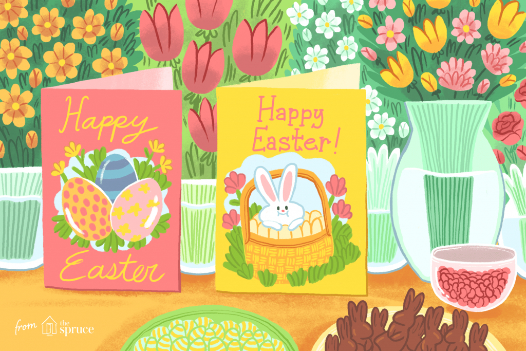 12 Free, Printable Easter Cards For Everyone You Know | Printable Greek Easter Cards