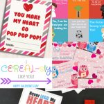 15 Free Printable Valentine's Day Cards For School   Fabulessly Frugal | Deal A Meal Cards Printable
