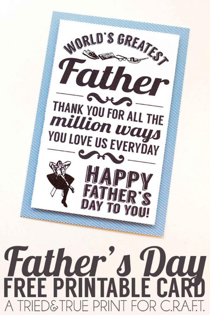 16 Printable Father&amp;#039;s Day Cards - Free Printable Cards For Father&amp;#039;s Day | Printable Fathers Day Cards For Husband