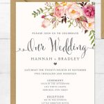 16 Printable Wedding Invitation Templates You Can Diy | Wedding | Free Printable Wedding Menu Card Templates