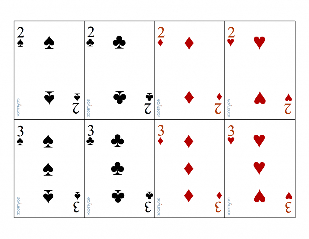 Printable Jumbo Playing Cards - Printable Card Free