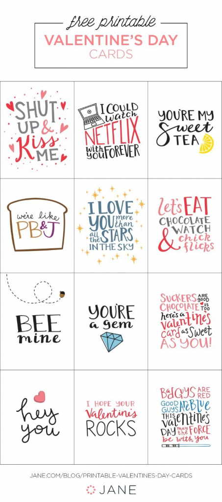 17 Free Printable Valentine Greeting Cards | Valentine&amp;#039;s Inspiration | Free Valentine Printable Cards For Husband