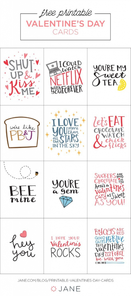 17 Free Printable Valentine Greeting Cards | Valentine&amp;#039;s Inspiration | Printable Valentines Day Cards