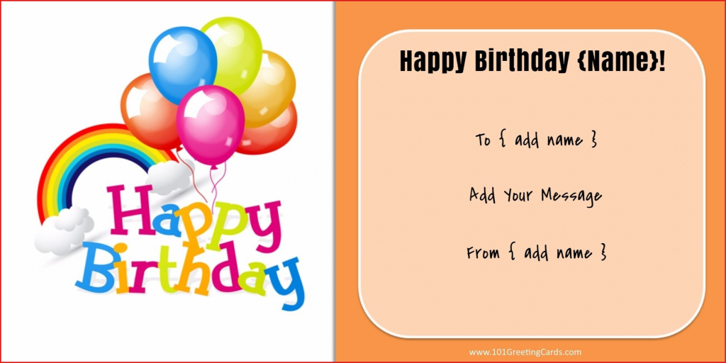 18 Stunning Birthday Card Generator : Lenq | Printable Birthday Card Maker