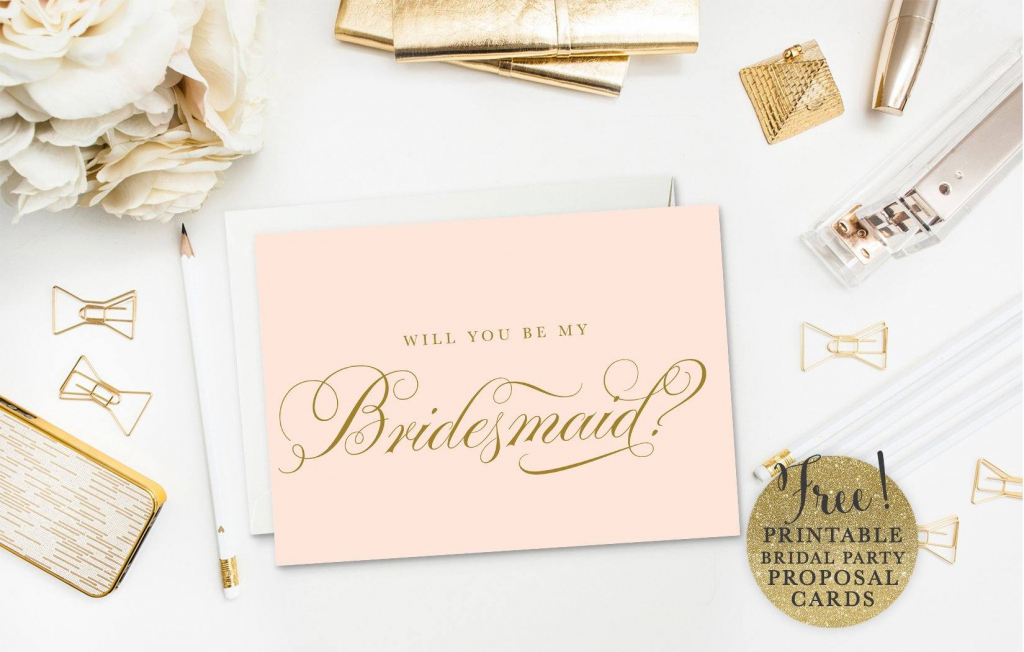 19 Free, Printable Will You Be My Bridesmaid? Cards | Will You Be My Godmother Printable Card Free