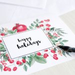 20 Diy Christmas Card Ideas   Easy Homemade Christmas Cards We're | Make A Holiday Card For Free Printable