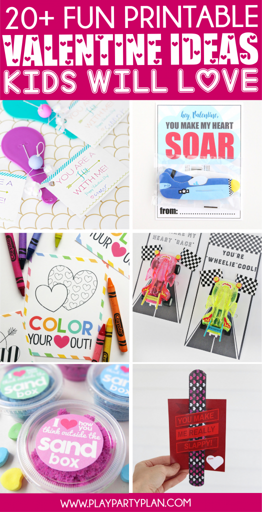 20+ Fun Valentine&amp;#039;s Day Cards For Kids - Play Party Plan | Valentine&amp;amp;#039;s Day Card Ideas Printables