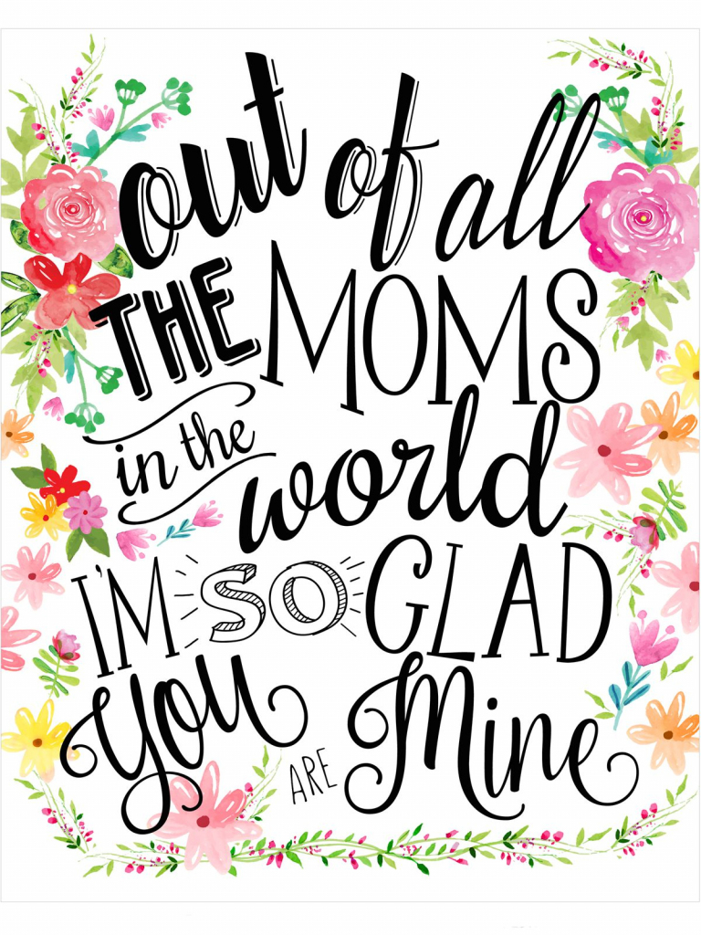 23 Mothers Day Cards - Free Printable Mother&amp;#039;s Day Cards | Free Printable Mothers Day Cards To My Wife