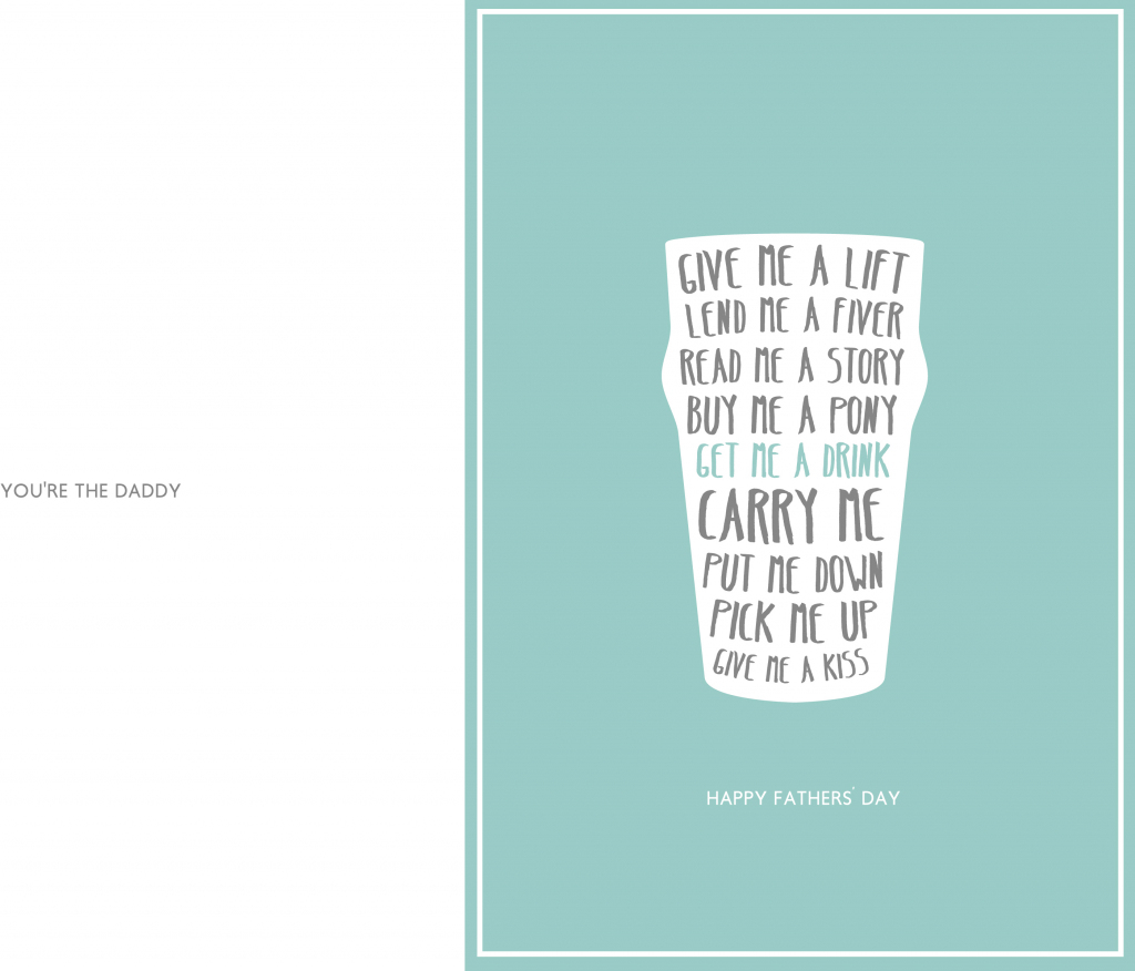 Printable Fathers Day Cards For Husband