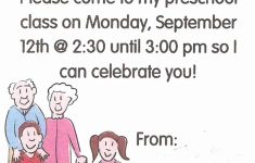 Grandparents Day Invitation Cards Printable