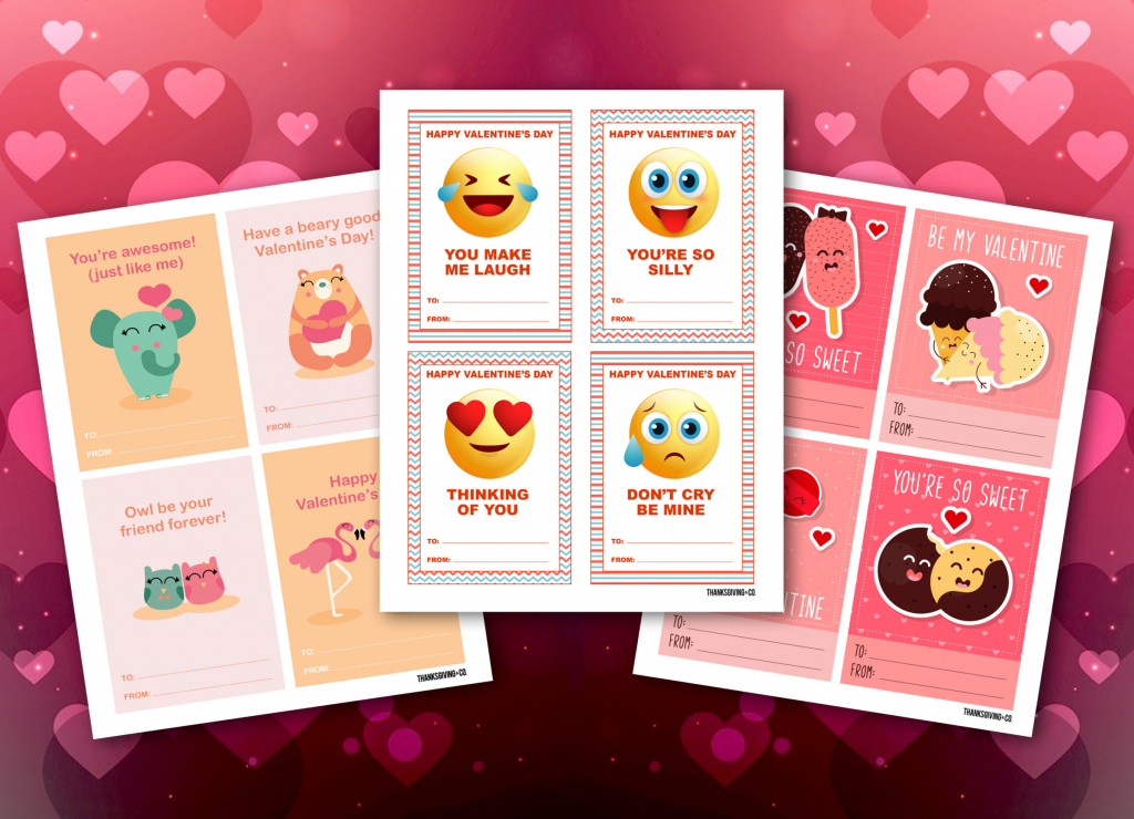 3 Free And Printable Valentine&amp;#039;s Day Cards Perfect For Sharing At | Free Printable School Valentines Cards