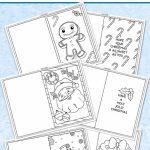 3 Free Printable Christmas Cards For Kids To Color | Kinder Garten | Christmas Cards For Grandparents Free Printable