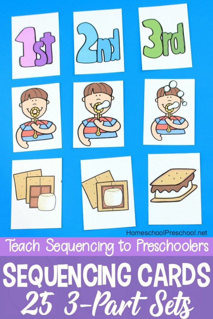 3 Step Sequencing Cards Free Printables For Preschoolers | Free | Free Printable Sequencing Cards For Preschool
