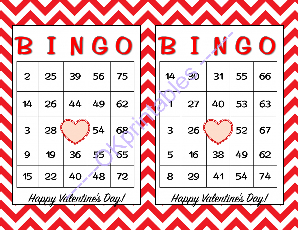 printable bingo cards with numbers 1 75