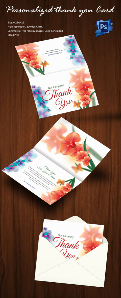 30+ Personalized Thank You Cards - Free Printable Psd, Eps Format | Free Personalized Thank You Cards Printable