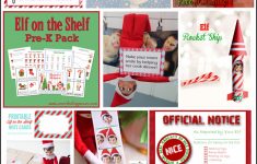 Elf On The Shelf Printable Note Cards