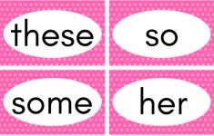 3Rd Grade Sight Words Flash Cards Printable