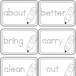 3Rd Grade Dolch Words Tracing Cards {Free Printables} | Home Lang | 3Rd Grade Sight Words Flash Cards Printable