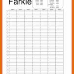 4 5 Farkle Score Sheet | Sowtemplate | Farkle Score Card Printable
