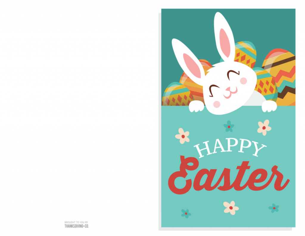 4 Colorful, Printable Easter Cards To Give To Friends And Family | Happy Easter Cards Printable