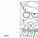 4 Free Printable Father's Day Cards To Color   Thanksgiving | Printable Fathers Day Cards For Kids