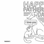 4 Free Printable Father's Day Cards To Color   Thanksgiving | Printable Fathers Day Cards To Color