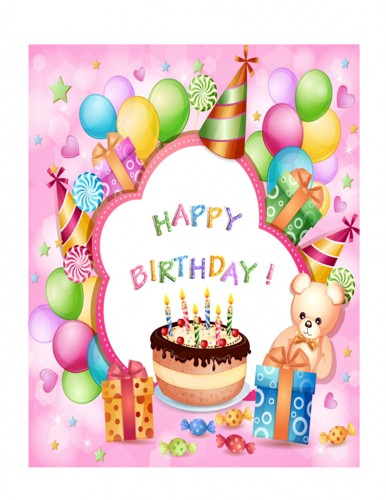 Birthday Card Free Template - Printable Templates Free