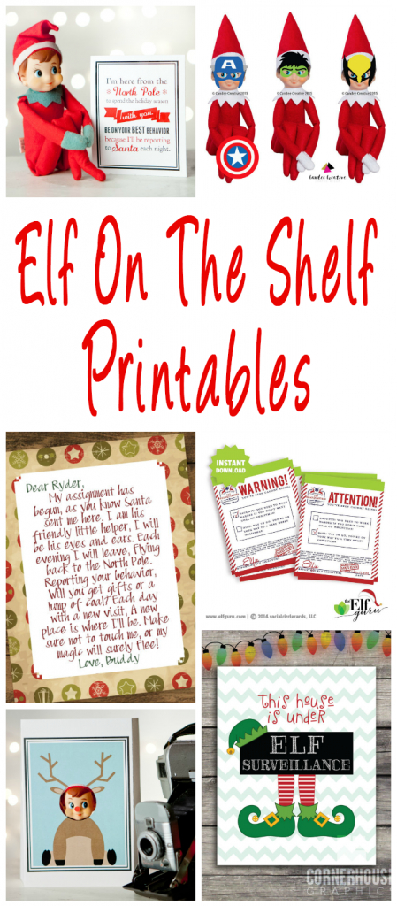 40 Fun &amp;amp; Creative Christmas Elf On The Shelf Printables • Glitter &amp;#039;n | Elf On A Shelf Printable Cards