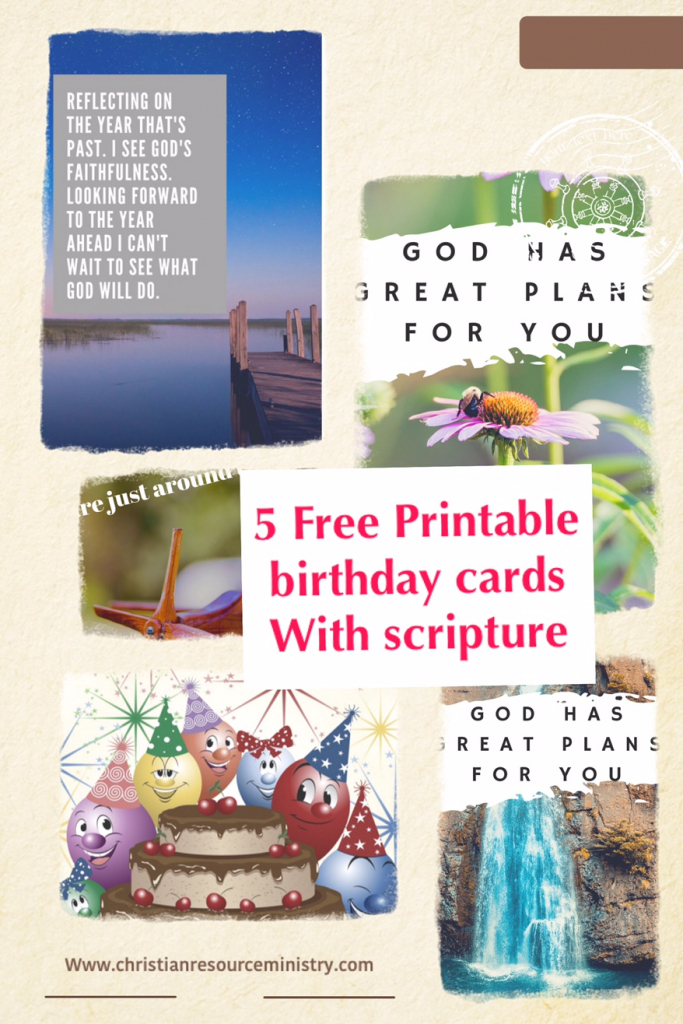 5 Free Printable Christian Birthday Cards | Printable Religious Greeting Cards