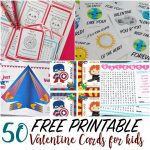 50 Printable Valentine Cards For Kids | Free Printable Valentine Cards For Kids