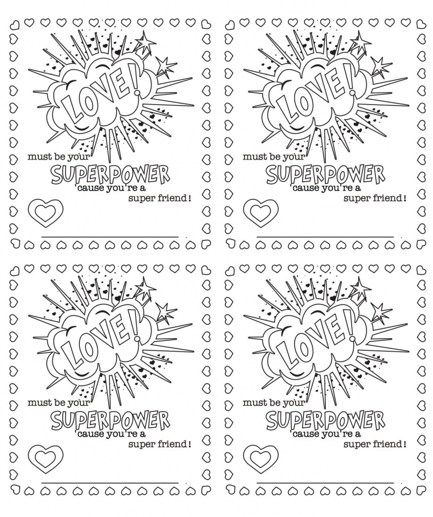 6 Free Printable, Color-Your-Own Valentines That Make The Perfect | Free Printable Color Your Own Cards