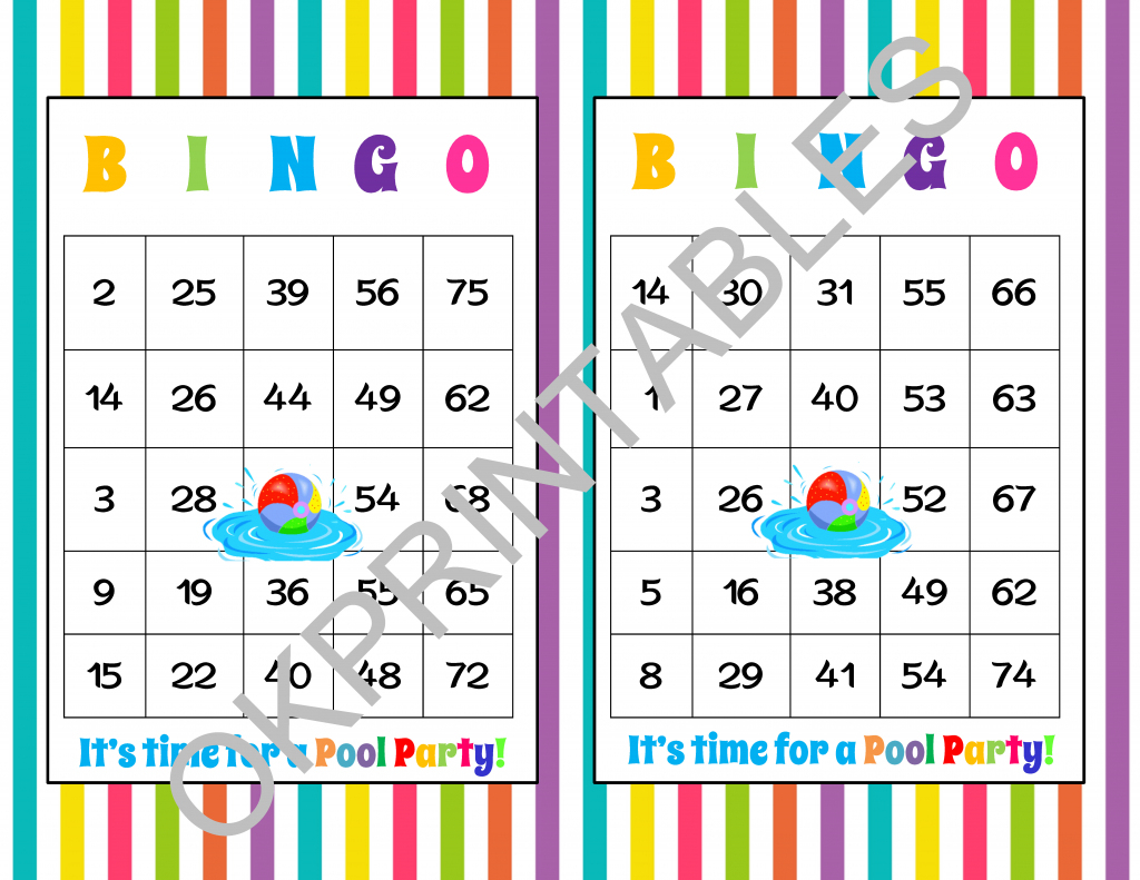 Bingo Cards Up To 75