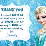 8 Best Images Of Frozen Invitations Printable Birthday Card   Frozen | Disney Frozen Thank You Cards Printable