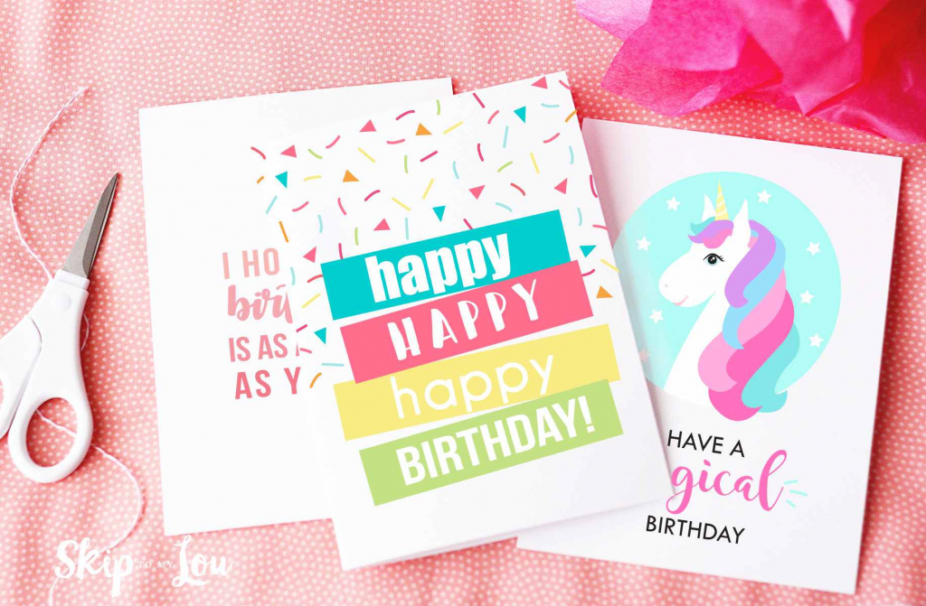 9 Free, Printable Birthday Cards For Everyone | Create Greeting Cards Online Free Printable