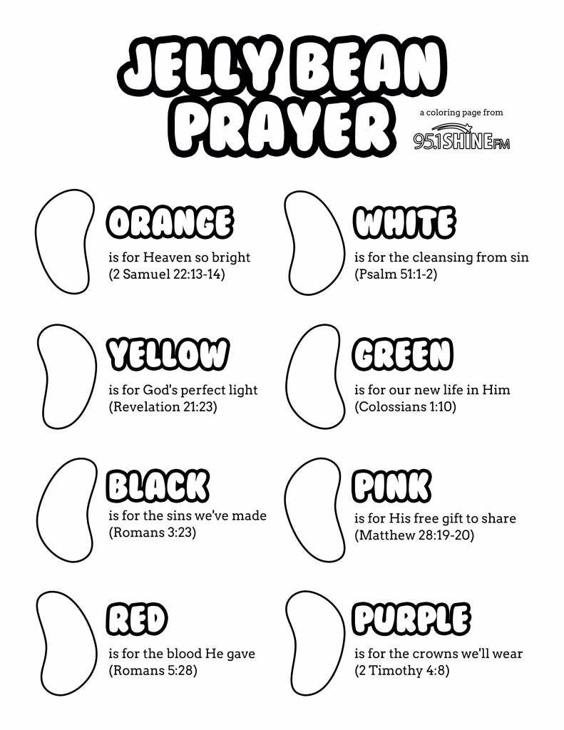 Jelly Bean Prayer Printable Cards Printable Card Free