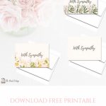 A Bundle Of Joy & Some Heartbreaking News With Printable Sympathy | Free Printable Sympathy Cards