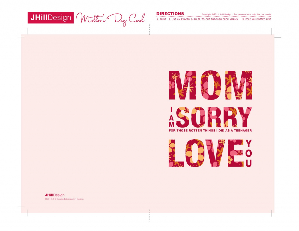 A New Mrs.: Free Printable Mother&amp;#039;s Day Cards! | Free Printable Mothers Day Cards To My Wife