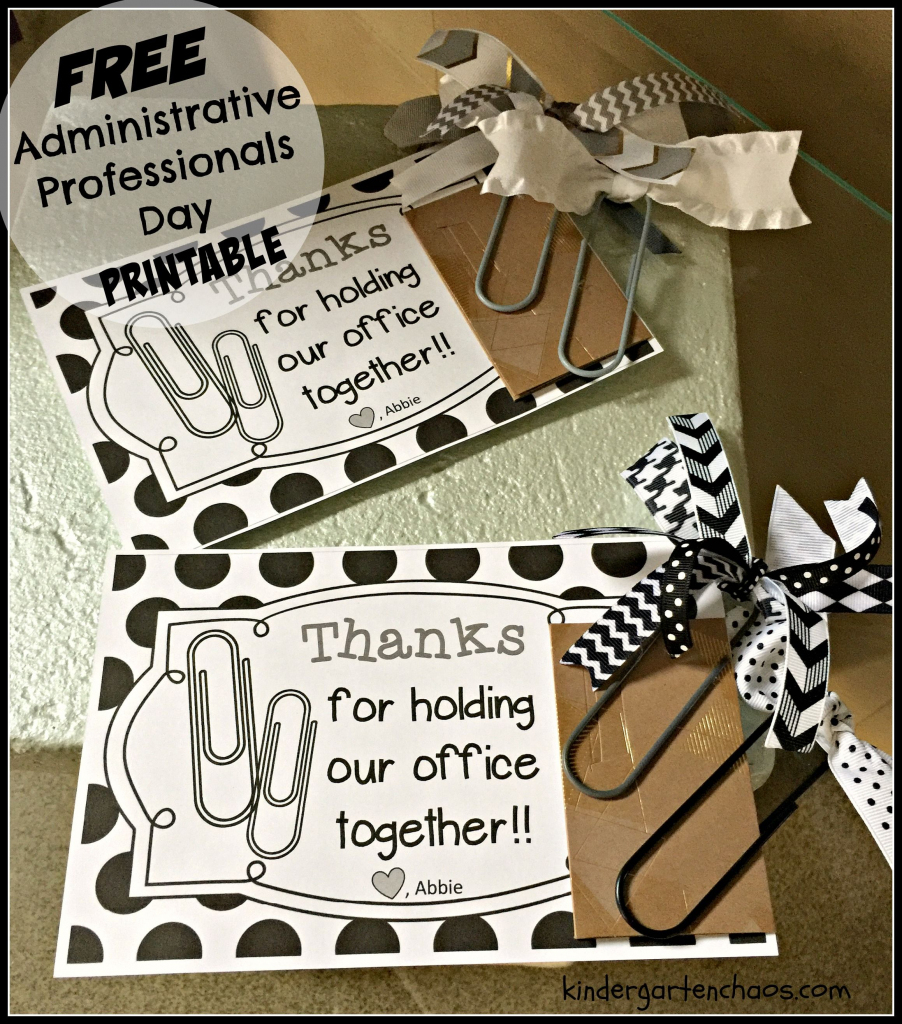 Administrative Professionals Day | Appreciation Gift Ideas | Boss Day Cards Free Printable