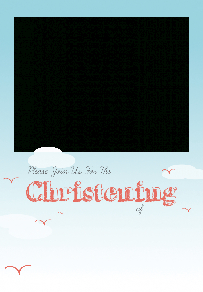 All Smiles - Free Printable Baptism &amp;amp; Christening Invitation | Printable Baptism Christening Cards